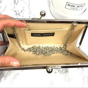 Charming Charlie Bags - NWOT Charming Charlie Pearl and Rhinestone Clutch Charming Charlie Bags - NWOT Charming Charlie Pearl and Rhinestone Clutch